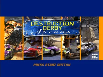 Destruction Derby Arenas screen shot title